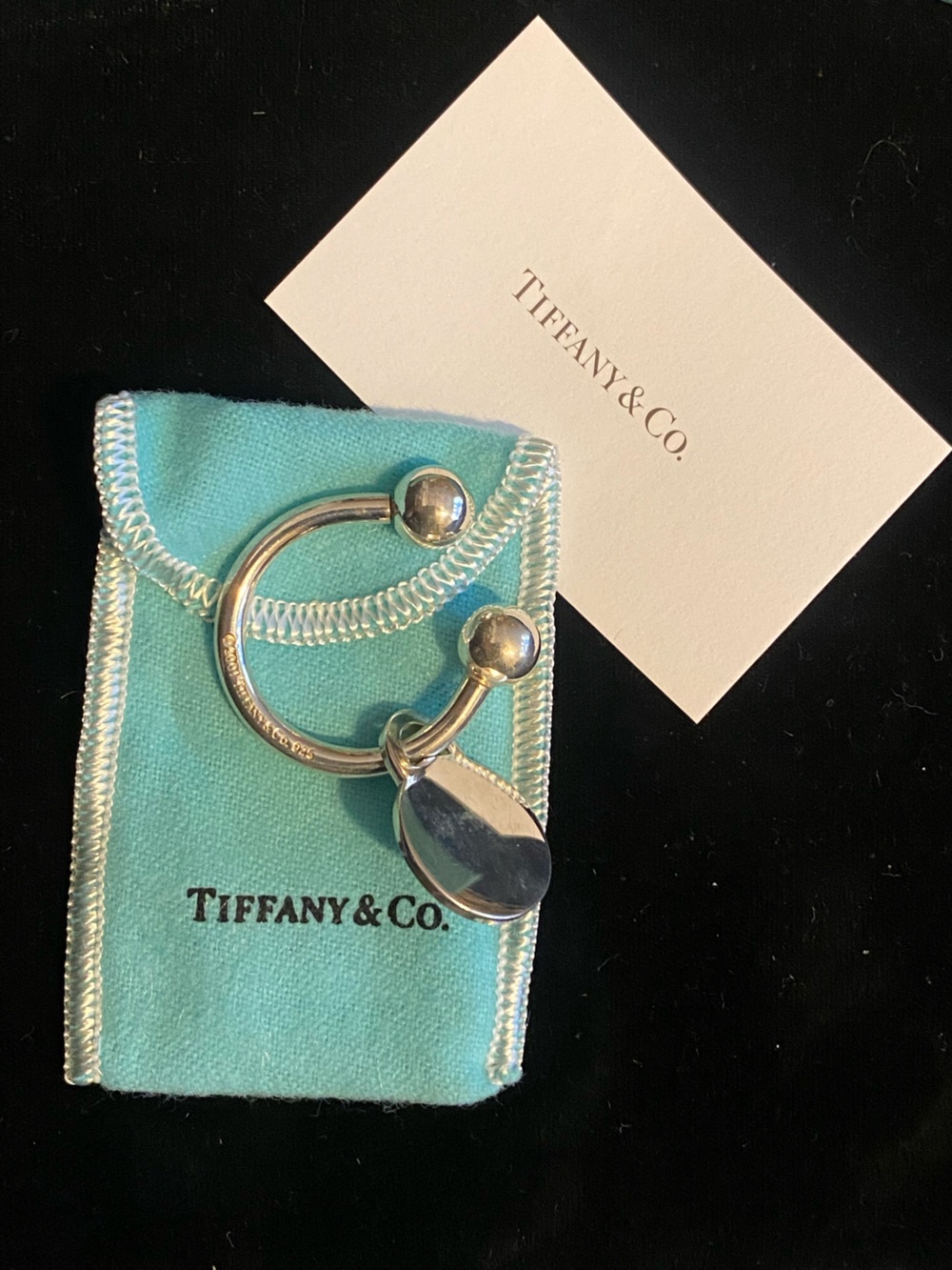 Tiffany & Co. Sterling Silver Keychain